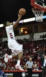 Junior guard Kevin Olekaibe returns as the leading scorer from the 2011-12 squad