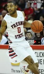 Jerry Brown III tied a career-high by scoring 17 points in the 'Dogs 62-58 loss at Hawai'i.