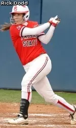Sophomore infielder Stesha Brazil