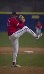 Harlan had a career-high eight strikeouts.