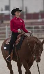 Christa Beezley was named the MVP in Horsemanship with her score of 75.5.