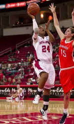 Sophomore Ki-Ki Moore traveled down a long road before becoming the Bulldogs leading scorer this year.