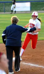 Shesha Brazil is leading the team with a .364 batting average this year