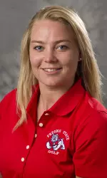 Louisa Lies led the 'Dogs with seven birdies during the first two rounds