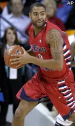 Jerry Brown developed into a versatile post player for the Bulldogs during the 2011-12 season.