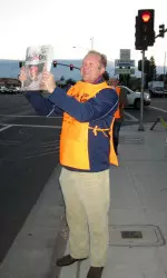 Tim DeRuyter volunteers for Kids Day in Fresno