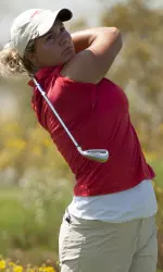 Christine Uhalde shot the best round on the day for the 'Dogs