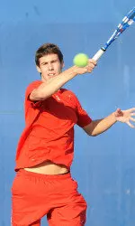 Senior Remi Boutillier earns his 100th-career doubles win