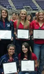 Fresno State honored 10 NCEA Academic All-Americans at the end of the year banquet.