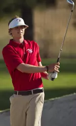 Senior Brian Sunker's final round even-par made him eligible for the All-America Scholar award