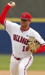 Sophomore J.D. Sales threw six innings of relief on Sunday, allowing one run on three hits while striking out six.