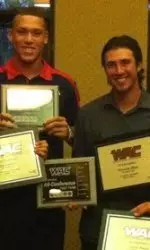Aaron Judge (left) and Kenny Wise (right) were both named first-team All-WAC by the league's head coaches.