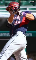 Sophomore Aaron Judge went 4-for-5 on Wednesday afternoon in the Bulldogs' WAC Tournament opening 8-2 win over Hawai'i to earn a date with New Mexico State on Thursday at 7 p.m. PT.