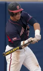 Sophomore Aaron Judge hit his third homer of the season Friday night in a 9-7 loss to Sacramento State.