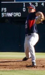 Junior Justin Haley struck out five, but suffered just his fourth loss of the season on Friday night.