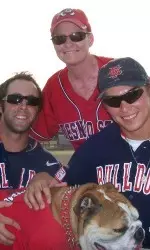 Victor E. Bulldog was always there to support his favorite team!