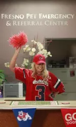 Send in your photos of your office space decked out in Bulldog red and you could win free tickets and parking passes to a home football game.