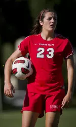 Junior defender Lauren Lindstrom