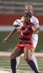 Freshman Savannah Roberson recorded a shot on goal