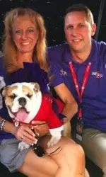 PetER's Dr. Weaver and Dr. Dobbins donated Victor E. II to Fresno State and train him over the coming months and years.