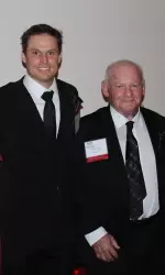 Marvin Meyers and Nick Watney were honored Friday night at the Top Dog Gala on Fresno State's campus.