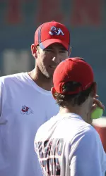 Head Coach Evan Austin will lead the 'Dogs against nationally ranked opponents this weekend.