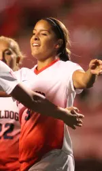 Senior Morgan Castain scored two goals to add to her team-high of seven.