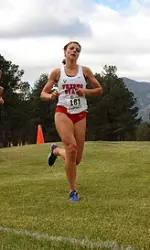 Annemarie Schwanz was the top finisher for Fresno State in all five races this season.
