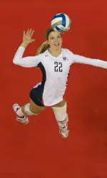 Senior Marissa Brand's 18 kills and 21 points led the team for the seventh and fifth time this year, respectively.