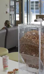 Student-Athletes of access to almonds and other snacks throughout the day in the student-athlete only lounge