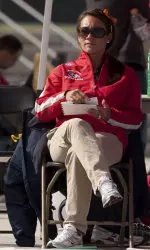 Diving coach Taryn Patrick saw her divers finish competition in Houston on Saturday afternoon.