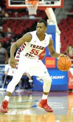 Allen Huddleston scored career-high 23 points in Fresno State's 96-86 win over Bakersfield.