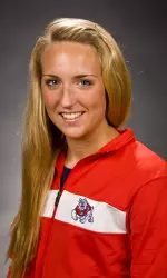 Sophomore Lucy Titchin played a vital role in both record breaking relay teams today.