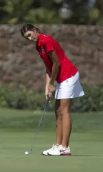 Hannah Sodersten led the Bulldogs in their first round of the Cal Classic.