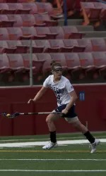 Harrington had two goals for the Bulldogs in the loss against Columbia.