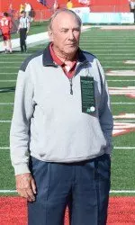 Darryl Rogers on Nov. 24, 2012 at Bulldog Stadium when he was an honorary captain for the Bulldogs