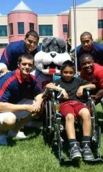 Fresno State student-athletes visit local hospitals to spend time with children
