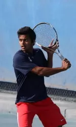 Sai Kartik Nakireddi started the comeback with a win on court 2.