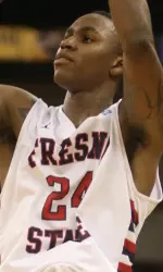 Kevin Foster recorded his sixth career double-double to power Fresno State to a 61-52 win over UNLV.