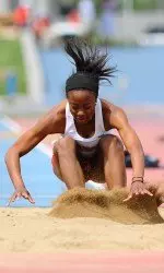 Je'Nia Sears wins her fourth long jump event of the season on Saturday