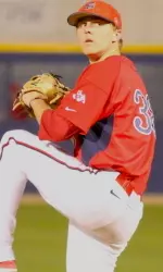 Will Munro delivered an impressive mid-week start for the Bulldogs in throwing seven scoreless innings.