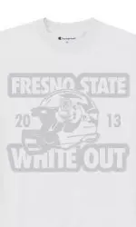 The all-white design featuring the Bulldogs' football helmet won by over a 3-1 margin.