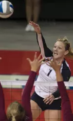 Korrin Wild has led the team in both kills and points six times this year after her match highs vs. the Ducks (13 / 13.5).