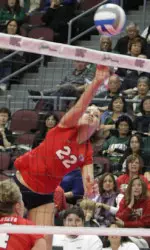Senior outside hitter Marissa Brand turned in her 29th career double-double, and also paced the team in hitting (.288) for the first time in 2013.