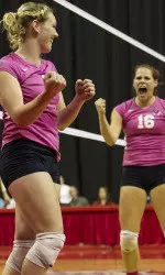 Senior outside hitter Korrin Wild posted 16 kills and 14 digs in her return to the starting lineup.