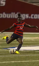 Ariana Holmes scored her first collegiate goal against the Zags.