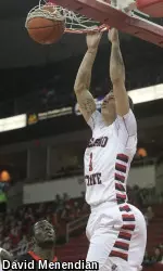 Fresno State's Tyler Johnson is closing in on becoming the 30th player to score 1,000 career points in program history.
