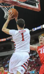 Senior Tyler Johnson led the way with 16 points for the 'Dogs.