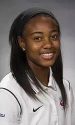 Junior Je'Nia Sears was the top collegiate finisher in the long jump on Friday at the AFA Invitational.