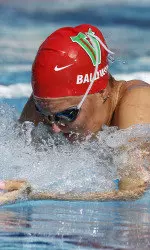 Hailee Baldwin swept the breaststroke events and was a part a winning relay team on Saturday